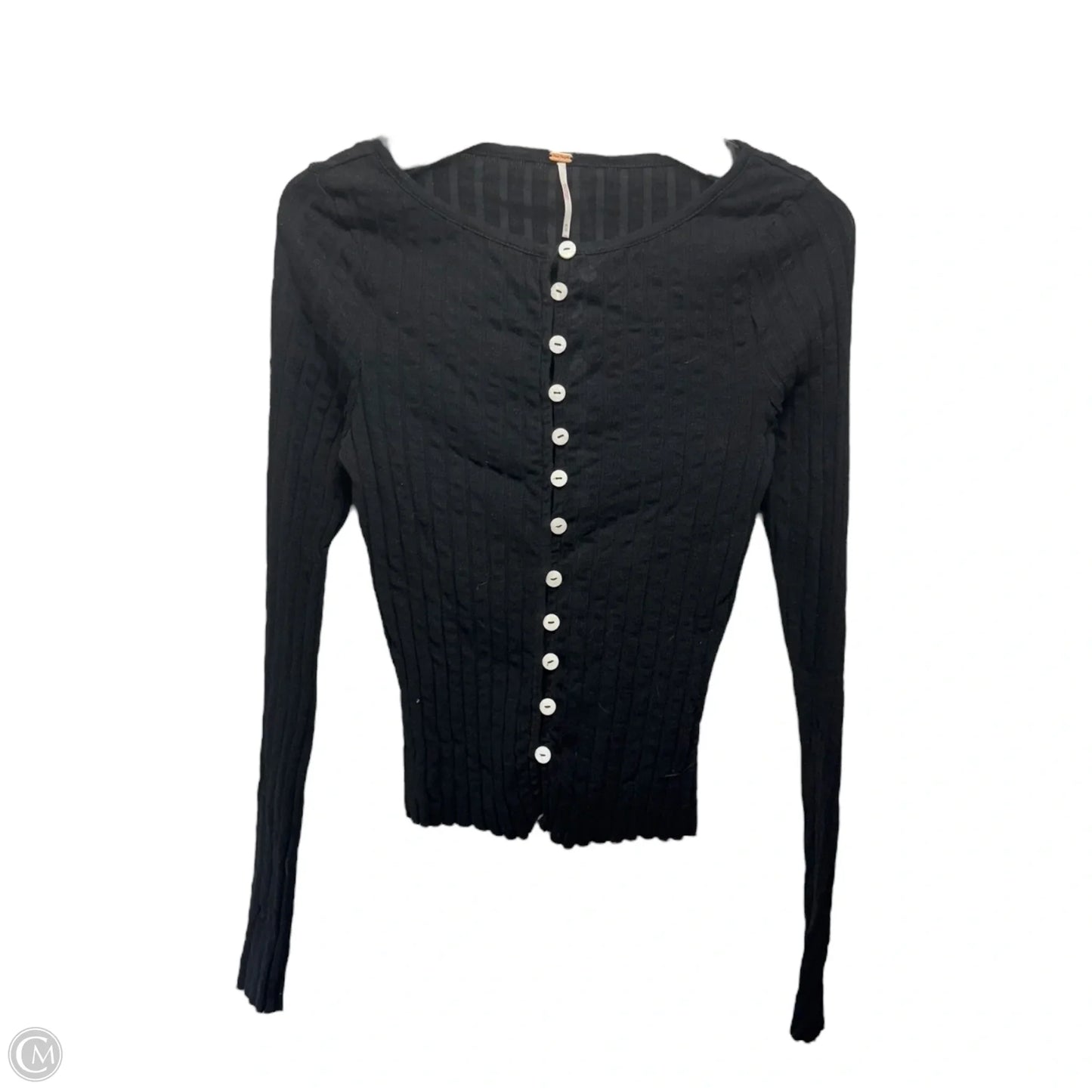 Sweater Cardigan By Free People In Black, Size: M