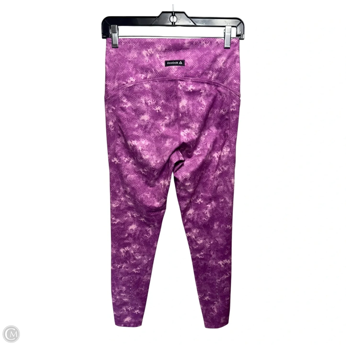 Athletic Leggings By Reebok In Purple, Size: S