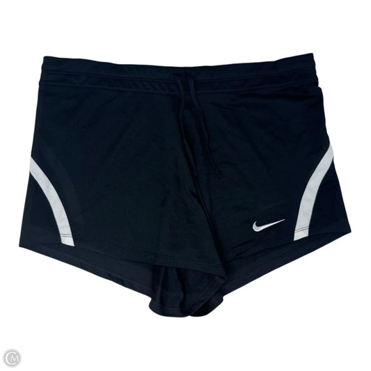 Athletic Shorts By Nike Apparel In Black & White, Size: Xl