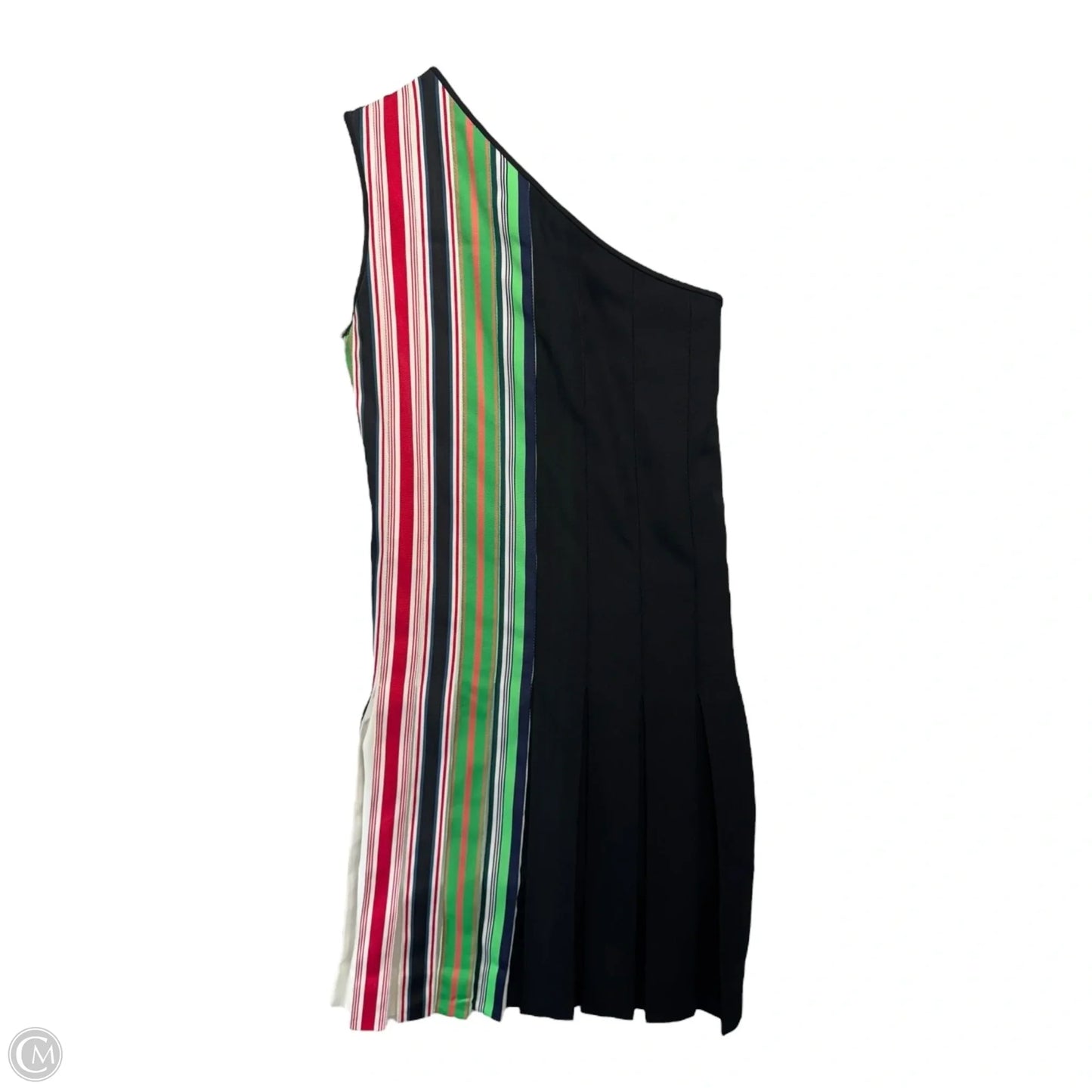 One Shoulder Ribbon Dress Designer By Diane Von Furstenberg In Multi-colored, Size: 8