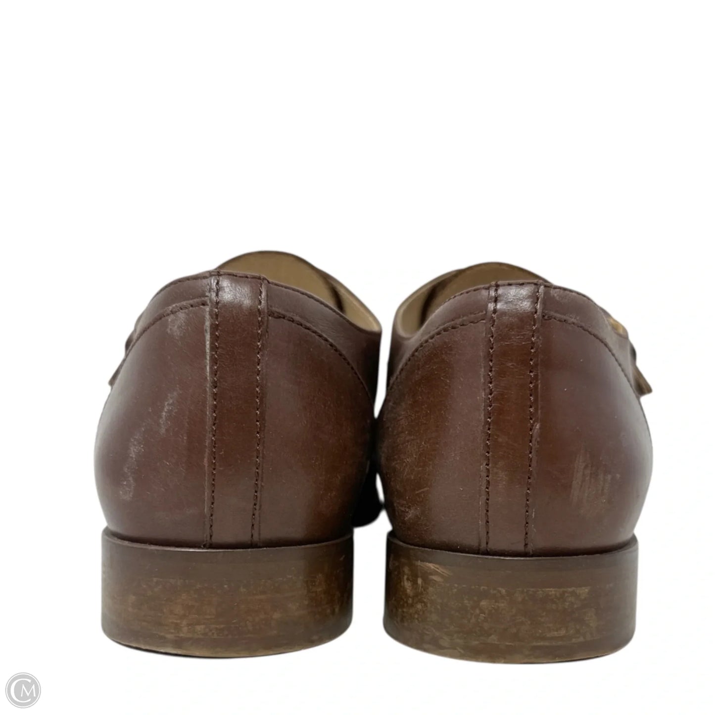 Italian Leather Kiltie Monk Strap Brogue Oxfords By J. Crew In Brown, Size: 8.5