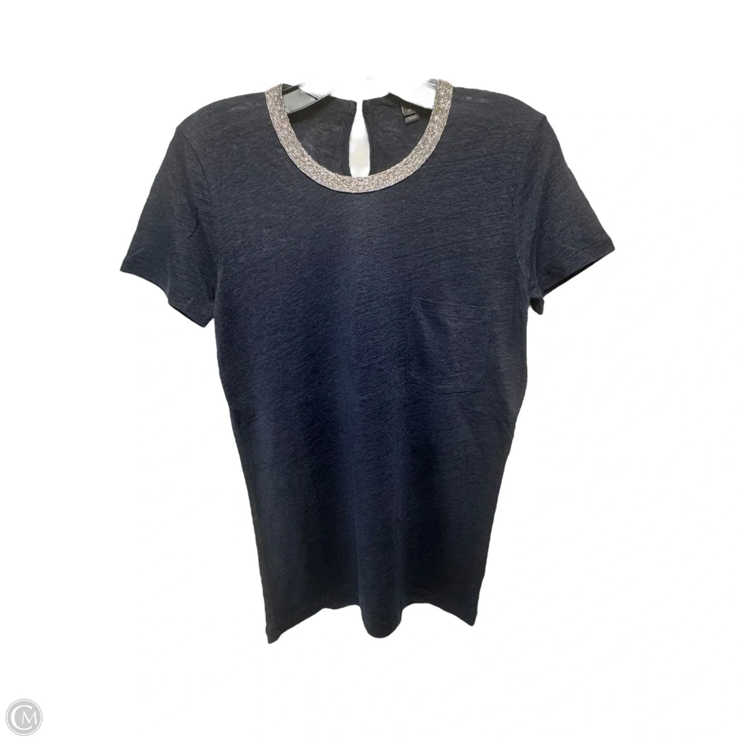 Top Short Sleeve By J. Crew In Navy, Size: Xs