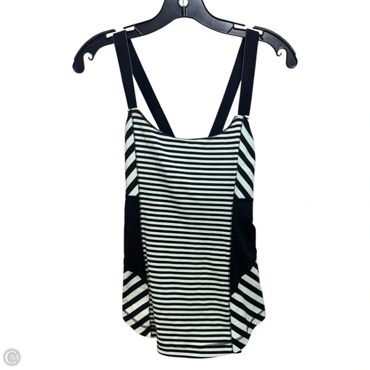 Work It Out Tank By Lululemon In Classic Stripe Mint Moment Black / Sea Stripe Mint Moment Black / Black, Size: 10