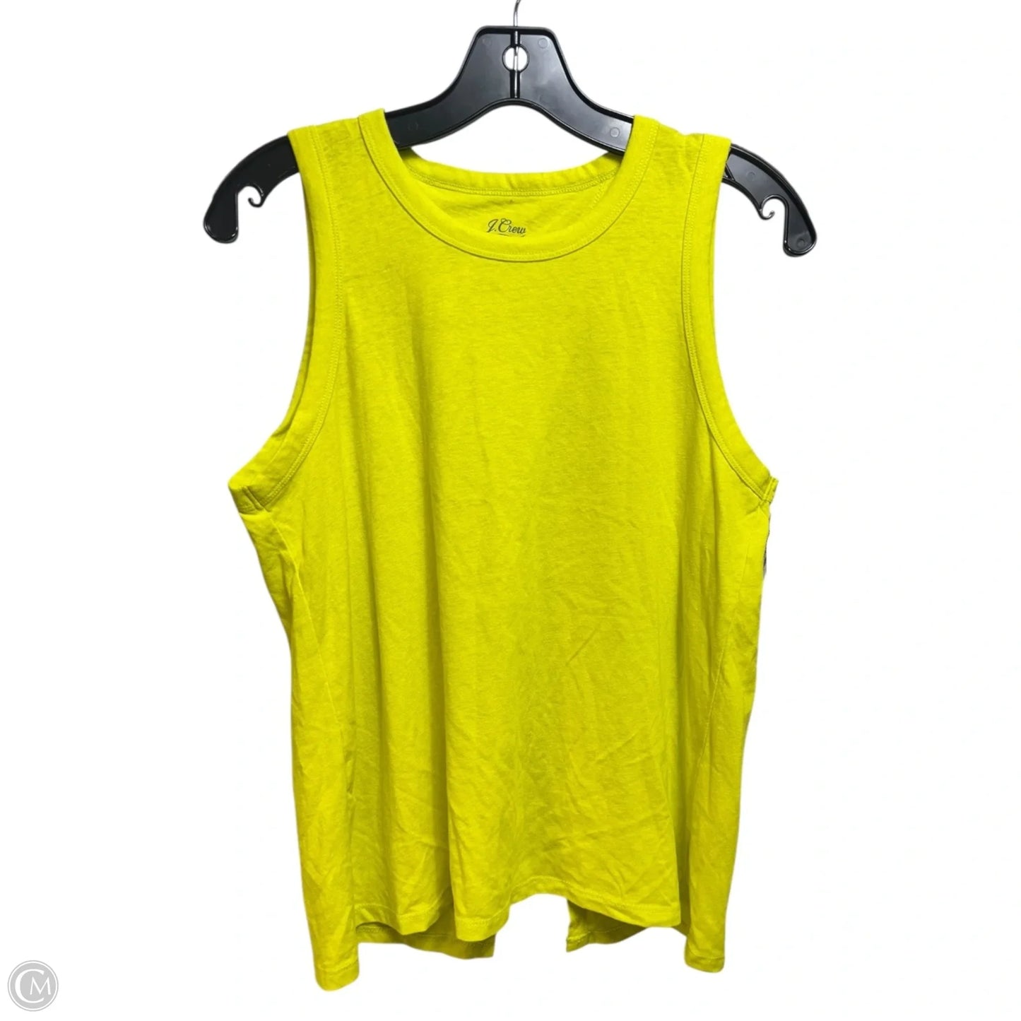 Split Back Athletic Tank Top By J. Crew In Yellow, Size: M