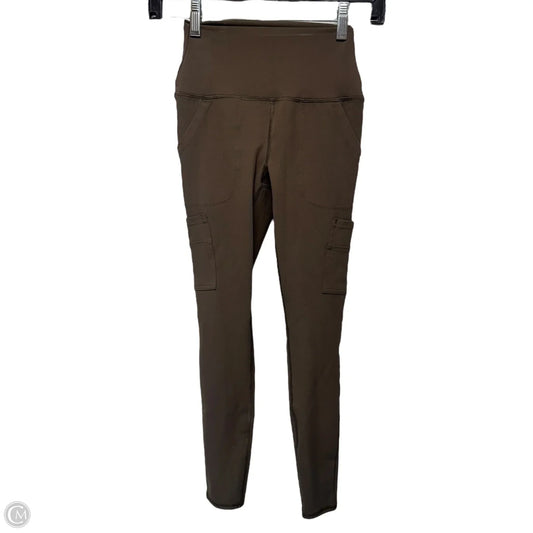 Athletic Leggings By Avalanche In Brown, Size: Xs