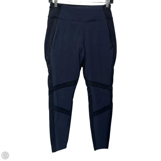 Athletic Pants By Athleta In Black & Blue, Size: 6