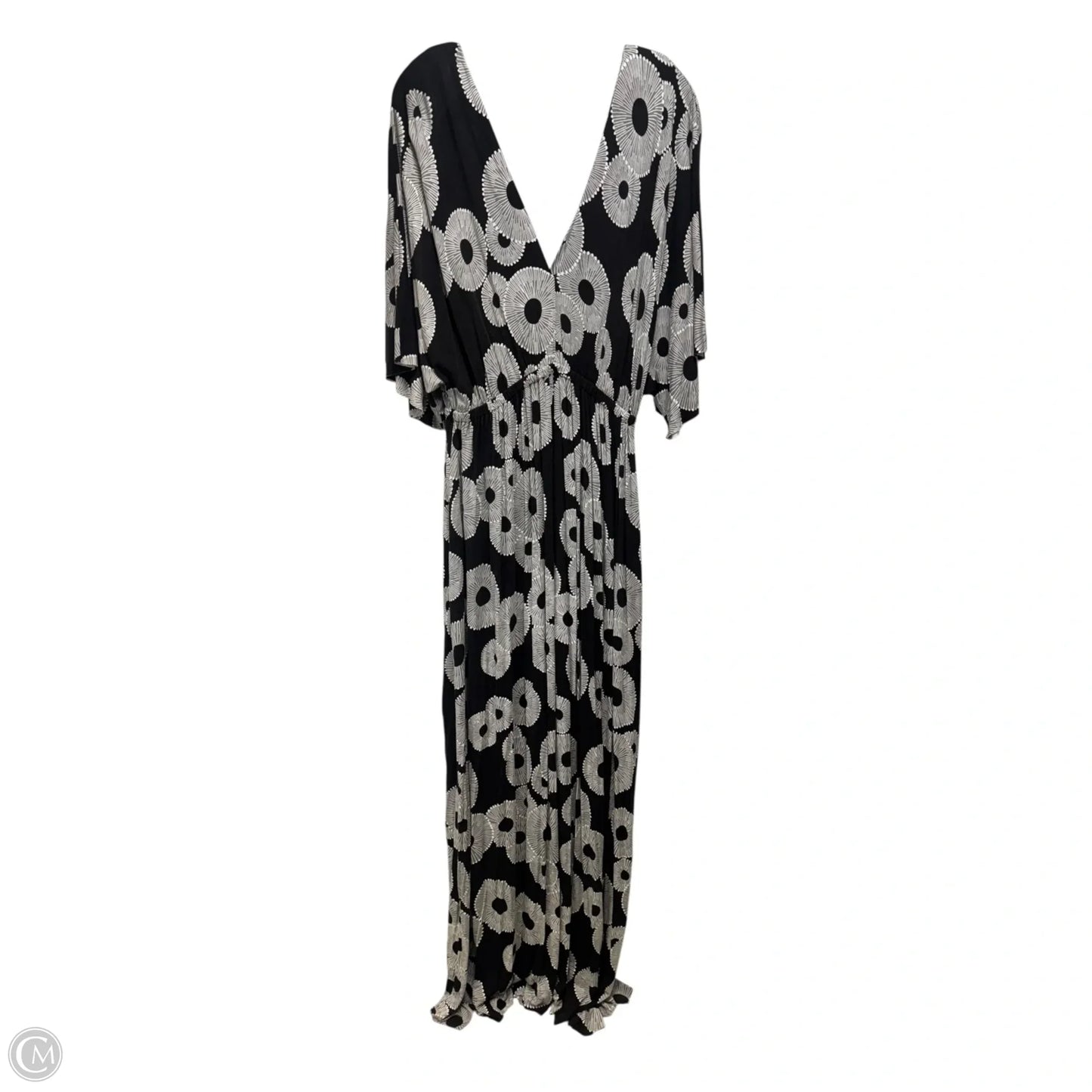 Dress Casual Maxi By Rachel Pally In Black & White, Size: 2x