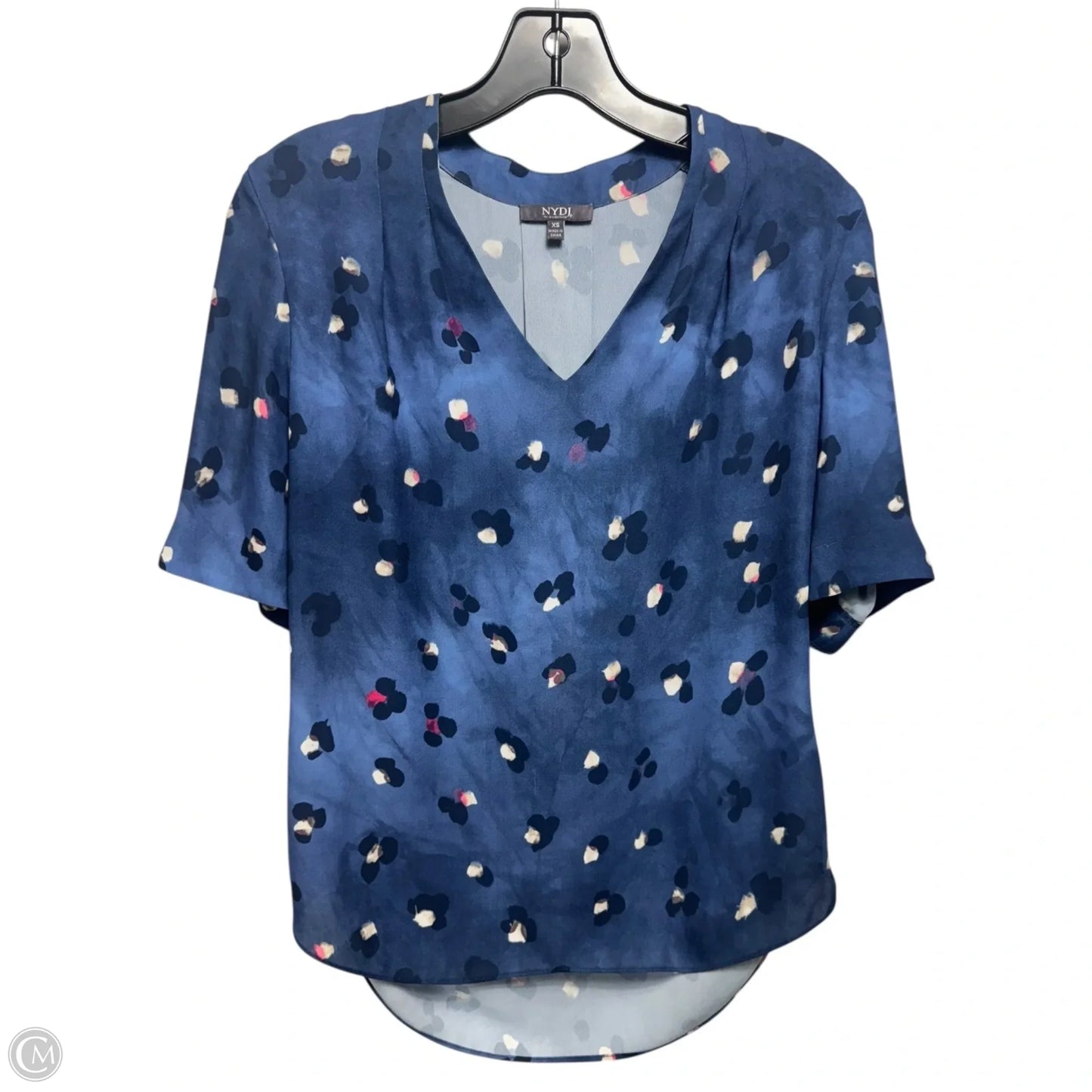 Top Short Sleeve By Not Your Daughters Jeans In Blue, Size: Xs