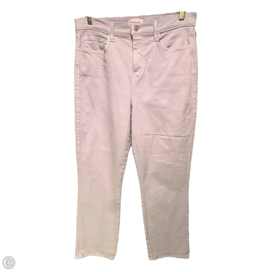 Straight Jeans By L Agence In Peach, Size: 8/29