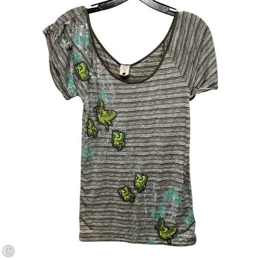 Top Short Sleeve By Free People In Multi-colored, Size: S