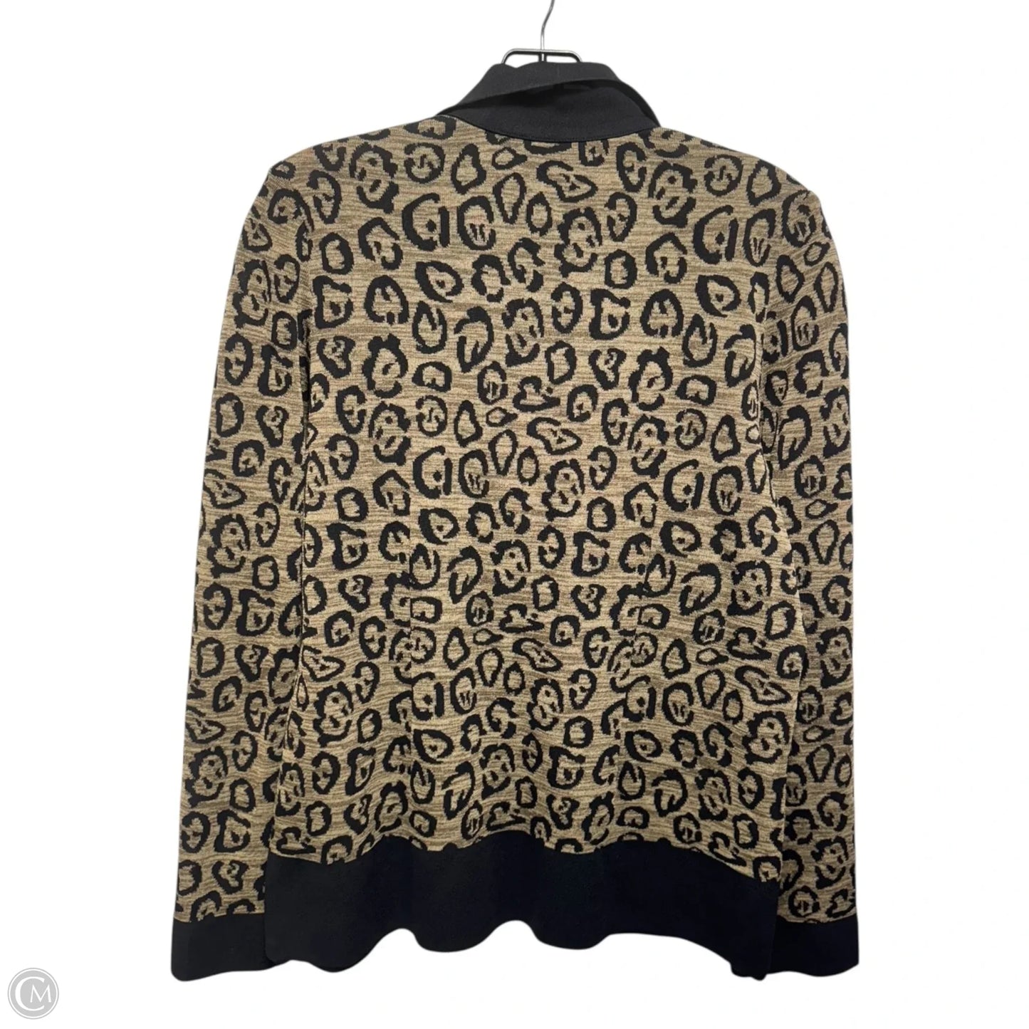 Knit Leopard Jacket Other By Misook In Animal Print, Size: S