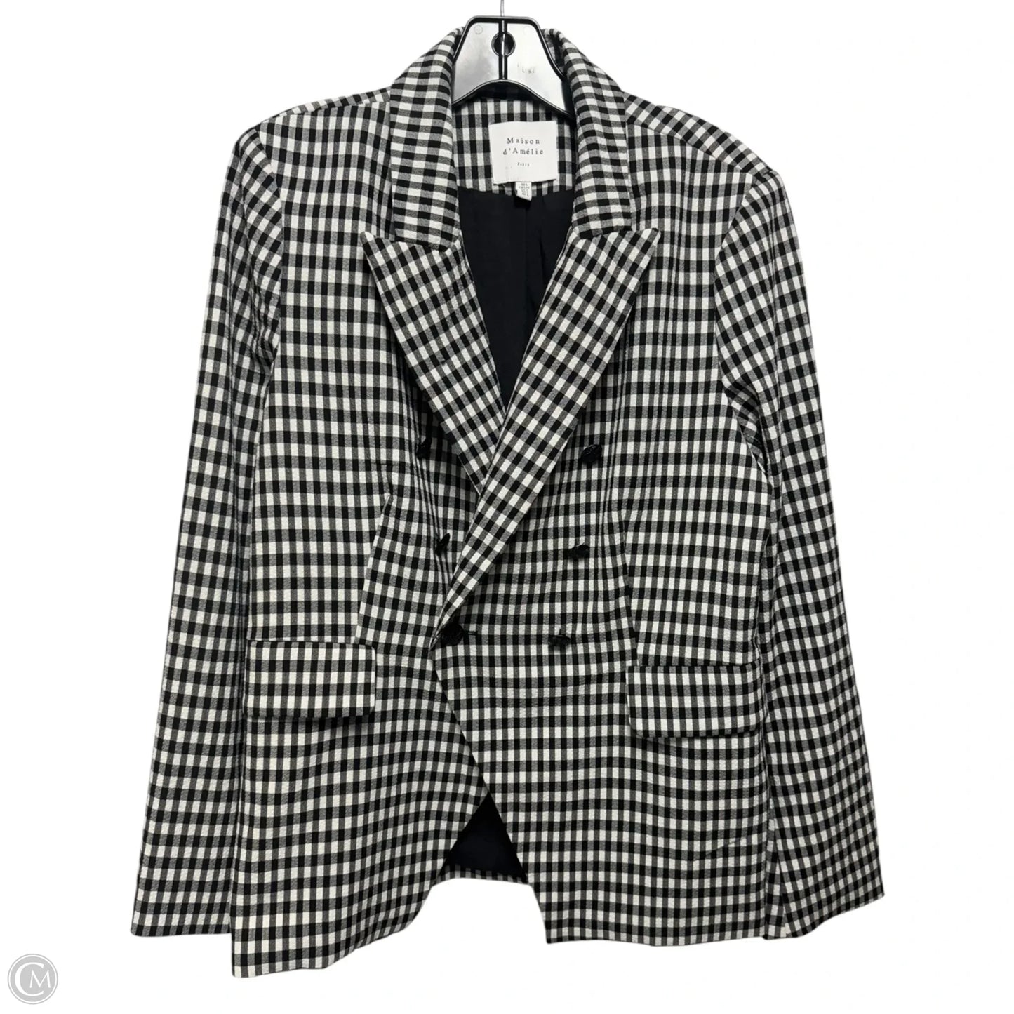 Blazer By Madison D’Amelie In Black & White, Size: L