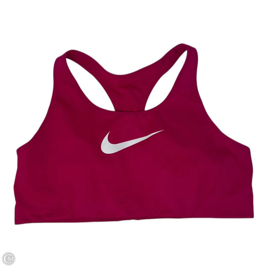 Athletic Bra By Nike Apparel In Pink, Size: Xl