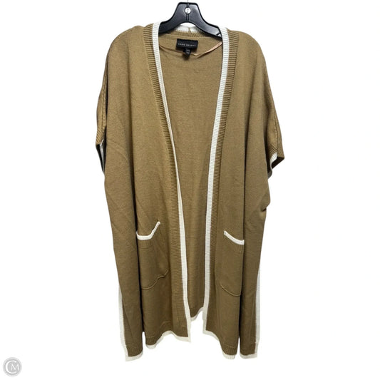 Sweater Cardigan By Lane Bryant In Beige, Size: 1x