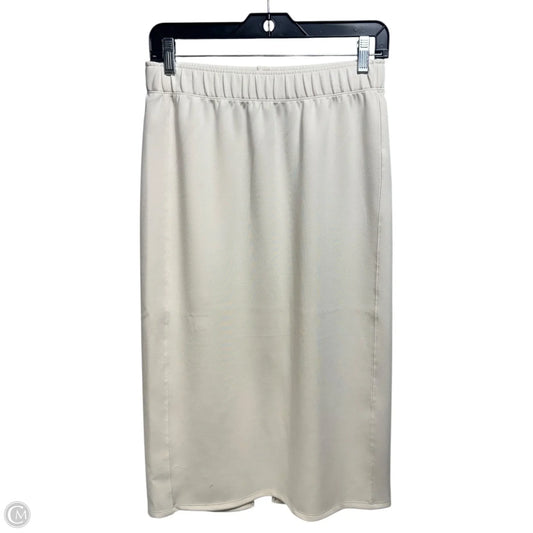 Skirt Midi By A New Day In Cream, Size: S
