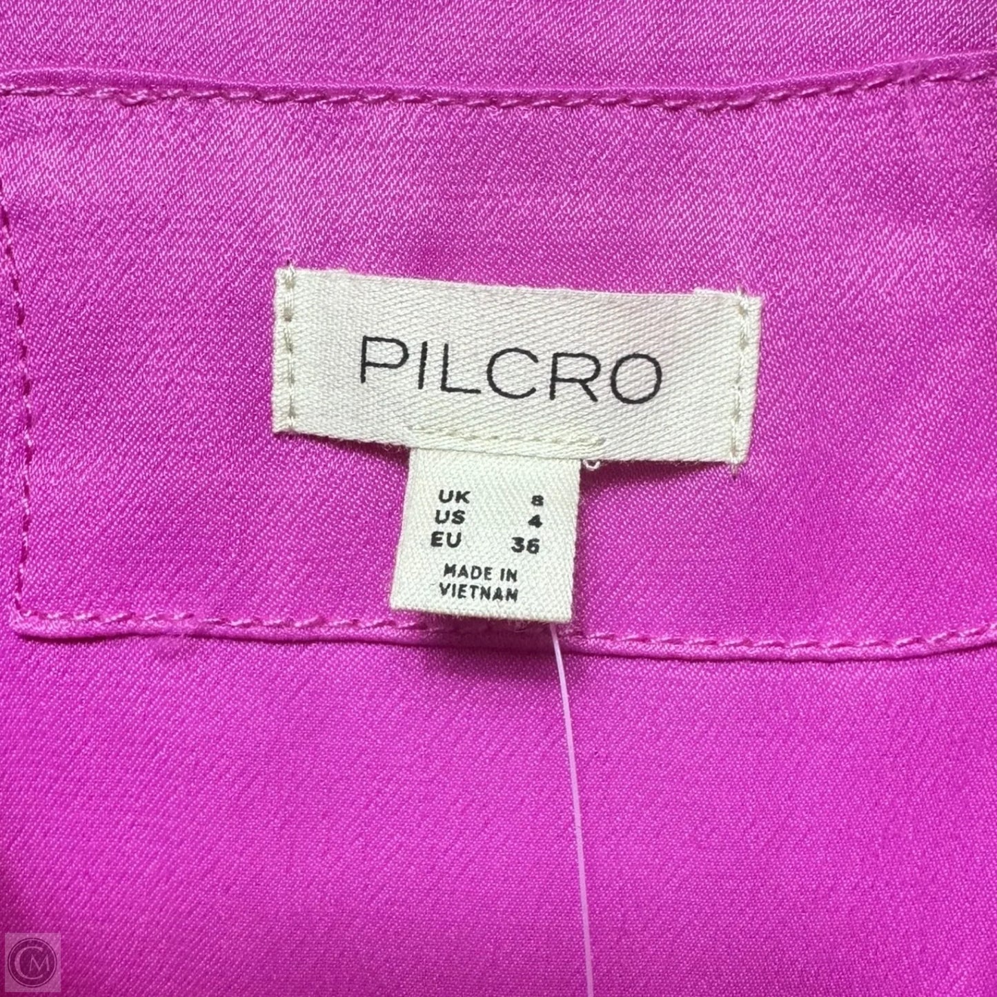 Silky Shirt Dress By Pilcro In Pink, Size: 4