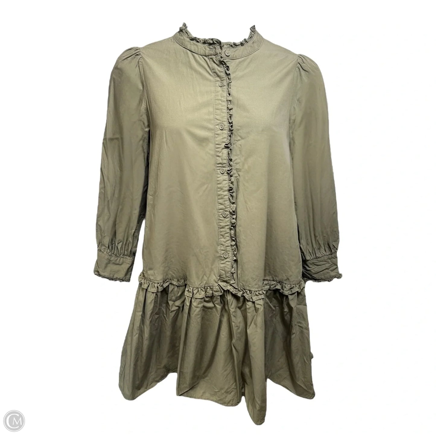 Dress Casual Short By Wade Voss In Green, Size: M