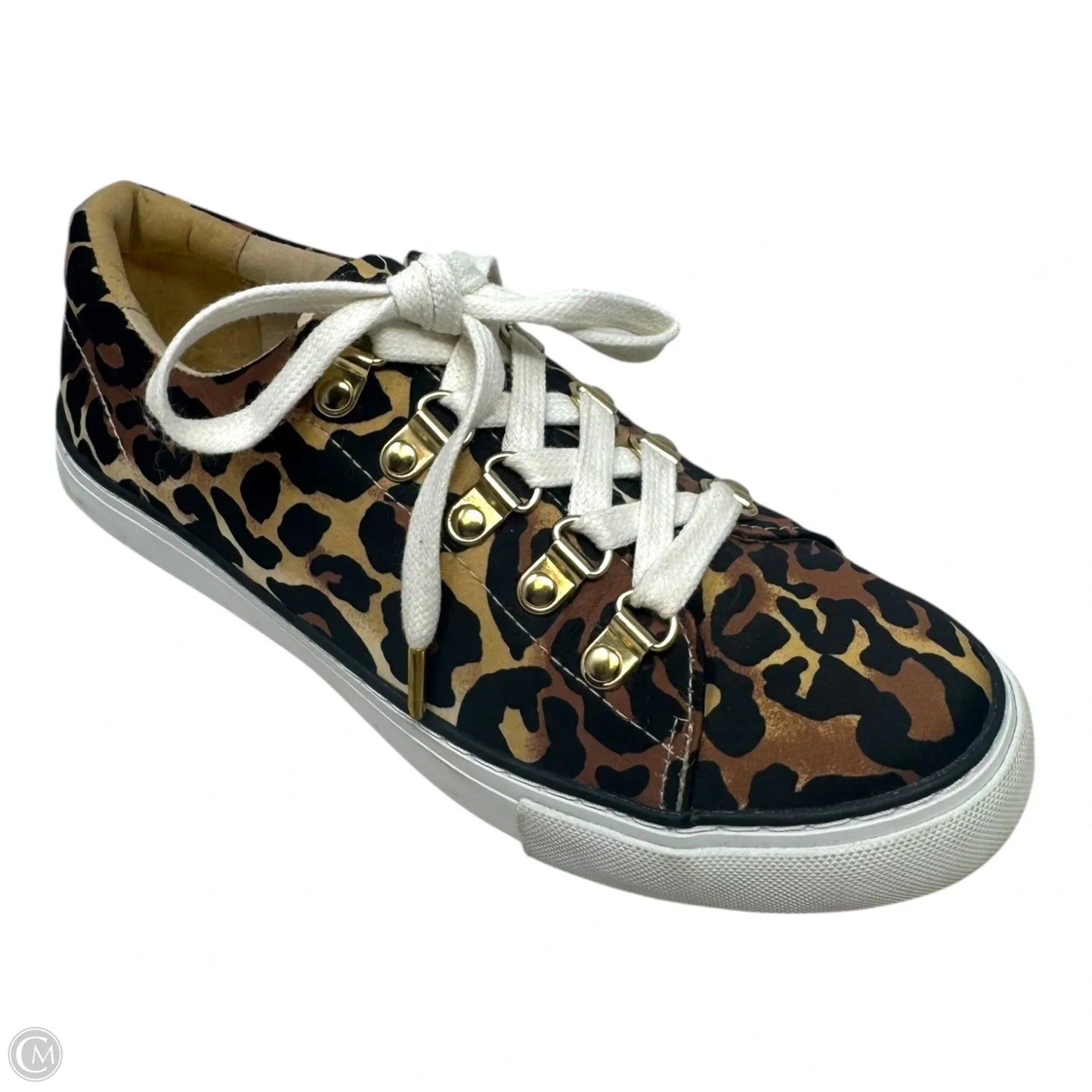 Leopard Trainers Shoes Designer By Lilly Pulitzer In Animal Print, Size: 7.5