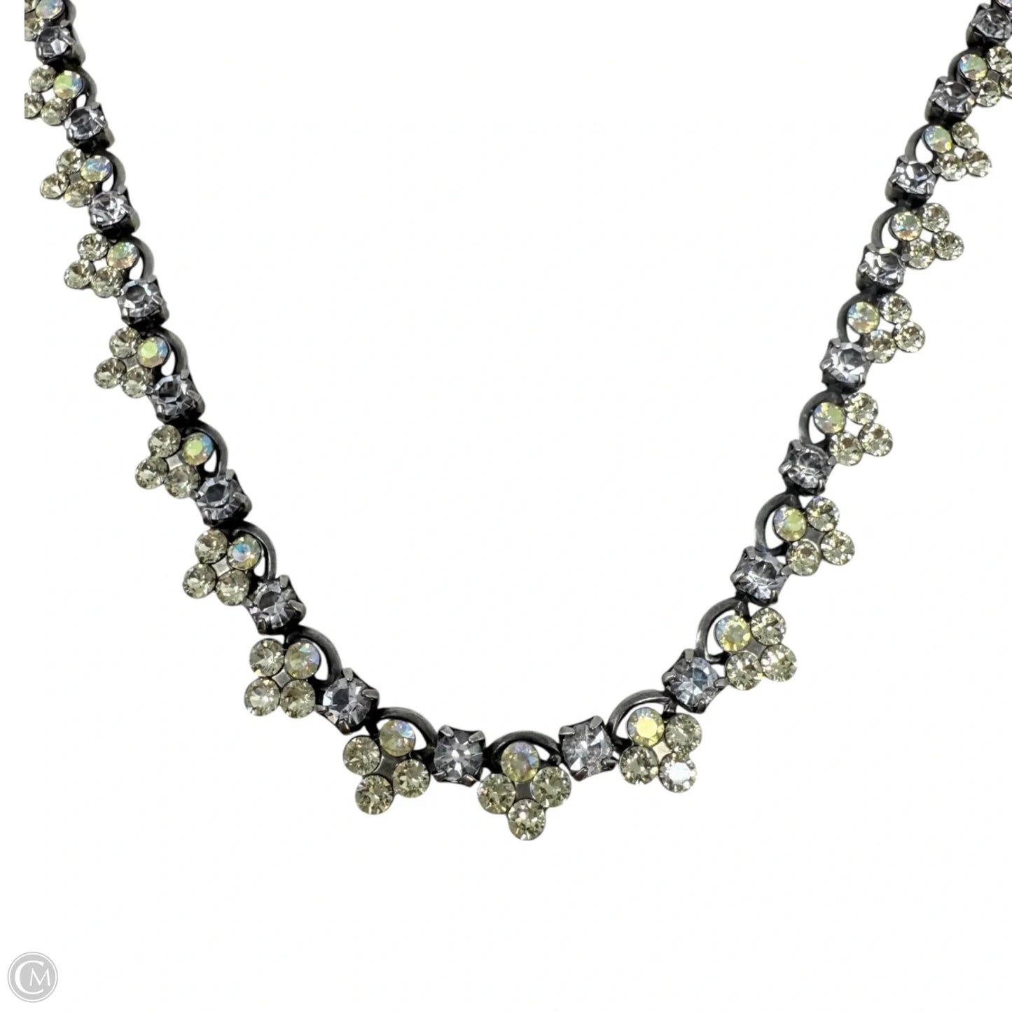 Crystal Cluster Tennis Necklace By Sorrelli