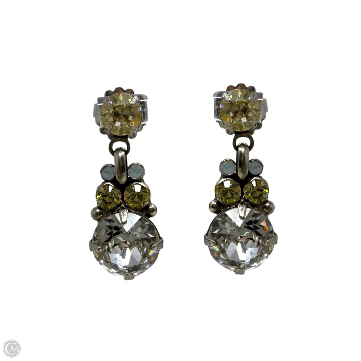 Rounded Crystal Cluster Drop Dangle Earrings By Sorrelli