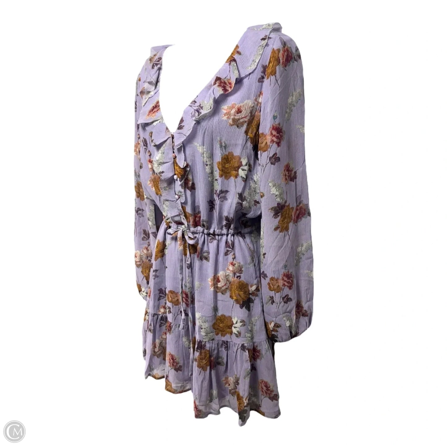 Anjelina Silk Mini Dress By Paige In Floral Print, Size: XXS