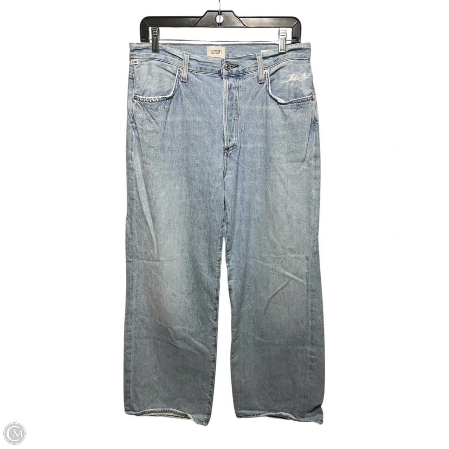 Annina Jeans Wide Leg By Citizens Of Humanity In Blue Denim, Size: 8