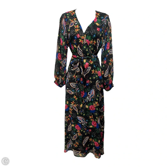 Crepe Weave Long Dress By La Fee Maraboutee In Multi-colored, Size: S