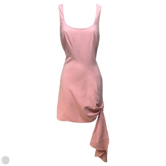 Sharon Knotted Crepe Dress Casual Short By Cinq a Sept In Baby Pink, Size: 2