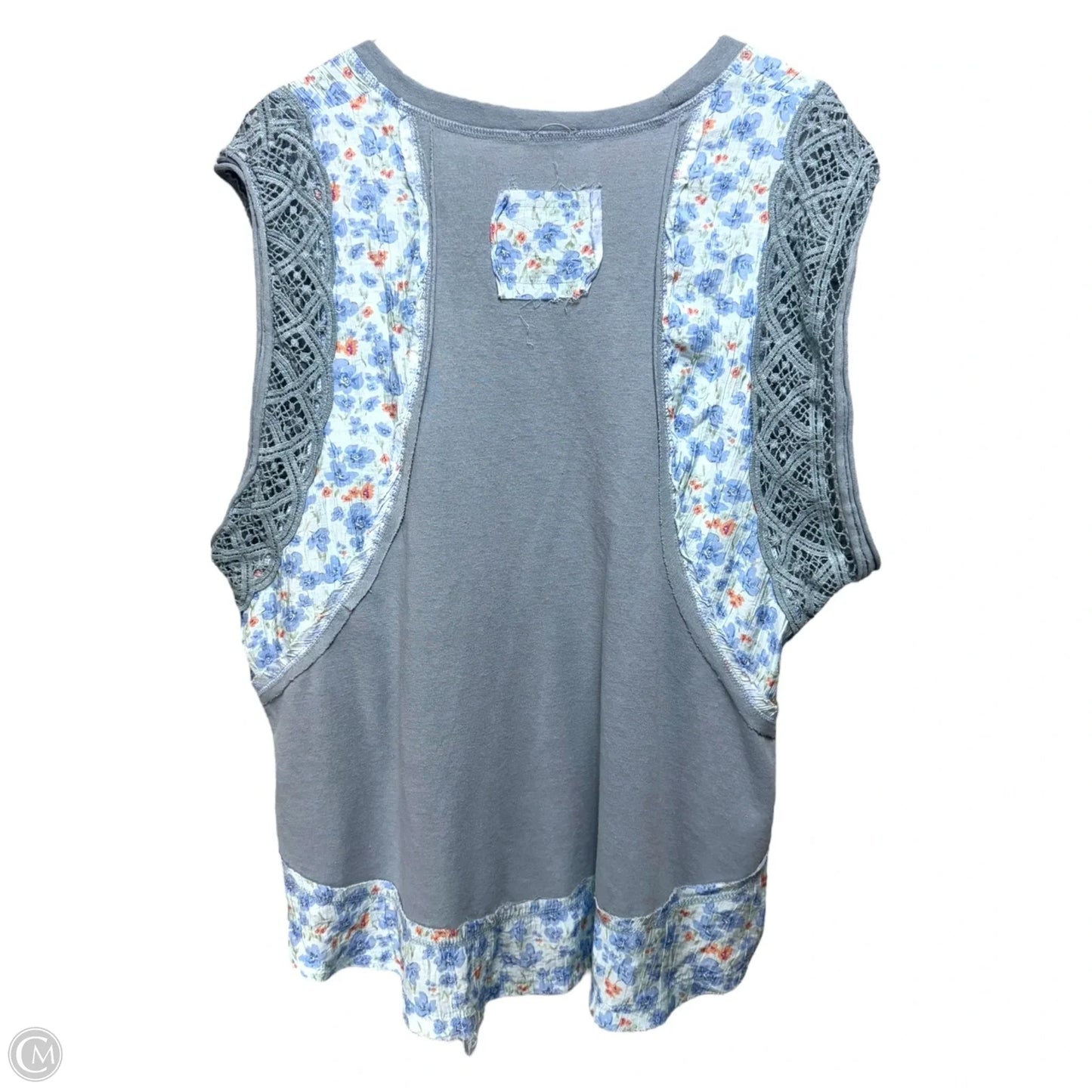 Top Sleeveless By Pol In Multi-colored, Size: S