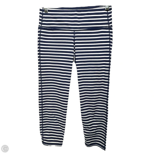 Athletic Leggings Capris By Athleta In Striped Pattern, Size: Xs