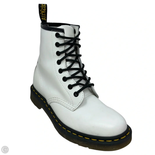 1460 Bex Combat Boots By Dr Martens In White, Size: 6