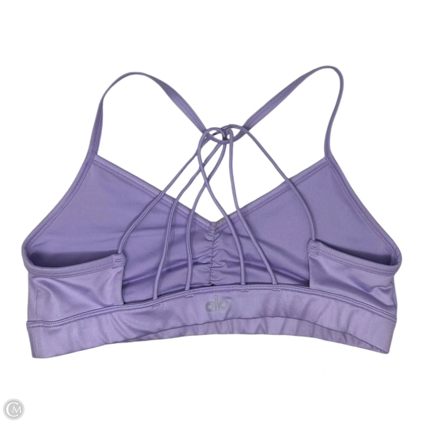 Athletic Bra By Alo In Purple, Size: L