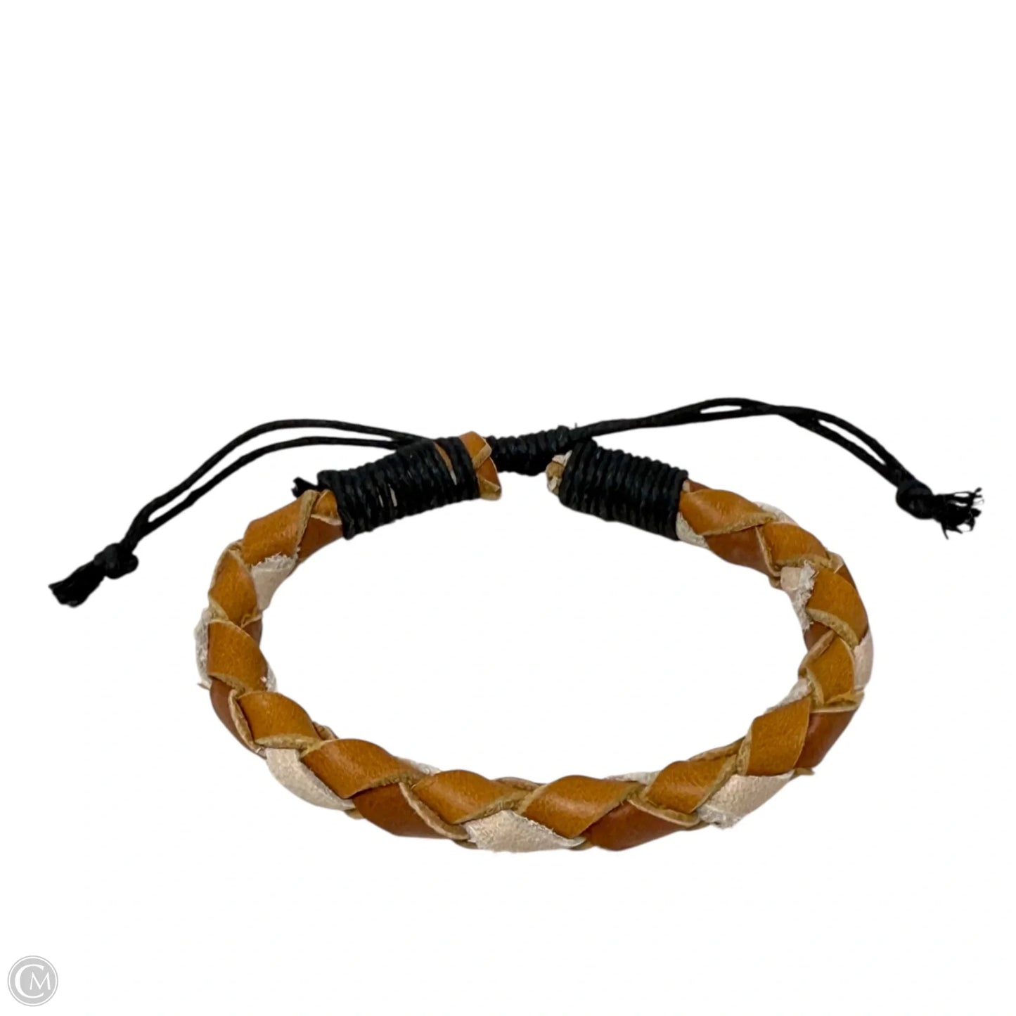 Braided Leather Cinch Bracelet