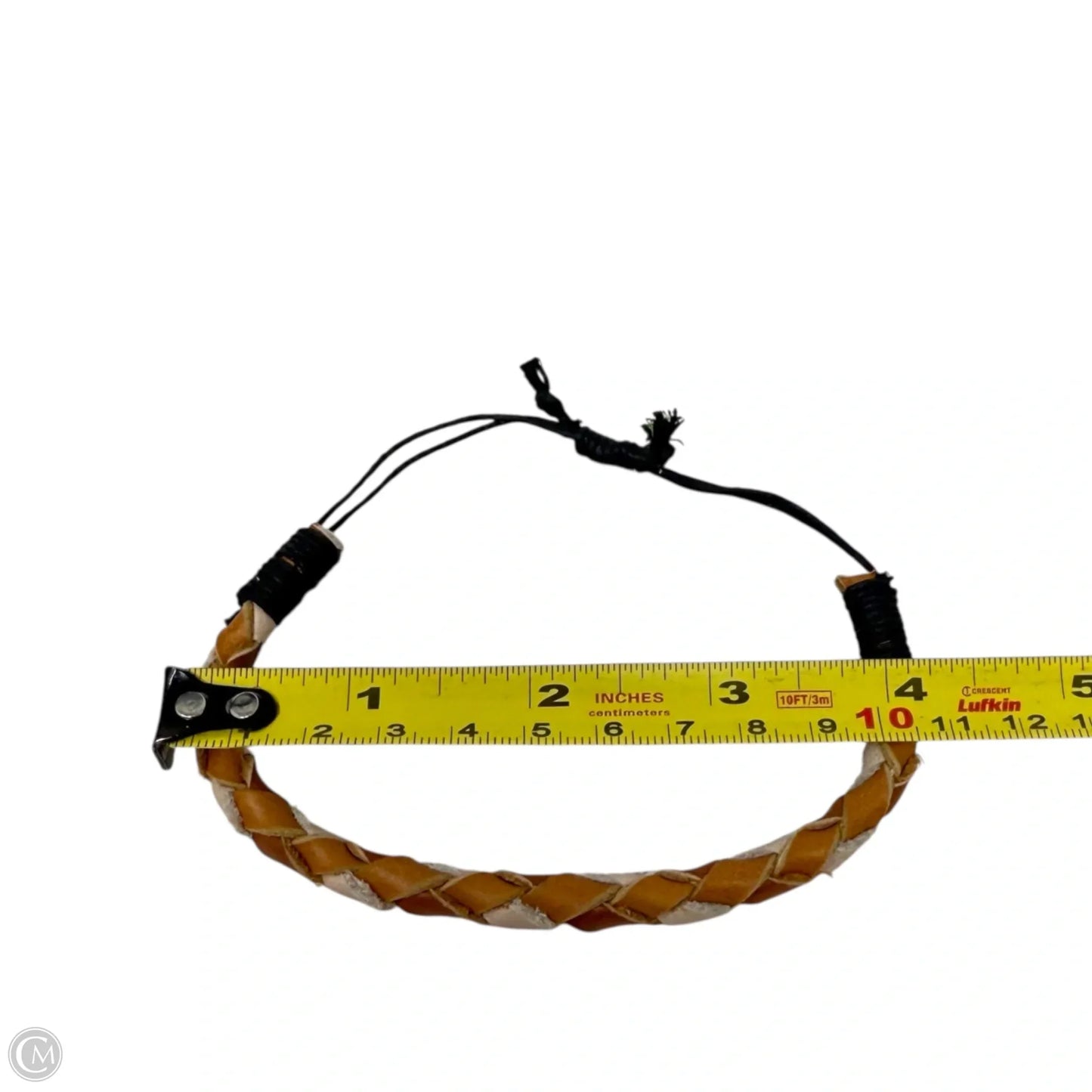 Braided Leather Cinch Bracelet