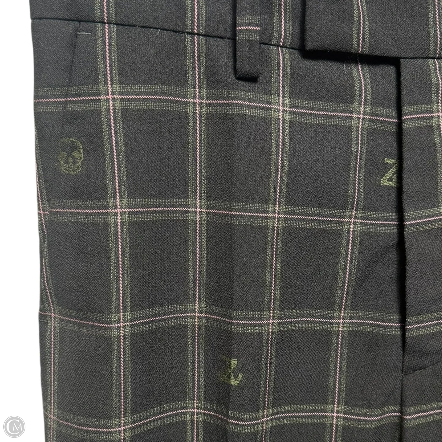 Peter Trousers By Zadig And Voltaire In Skull & Plaid Pattern, Size: S