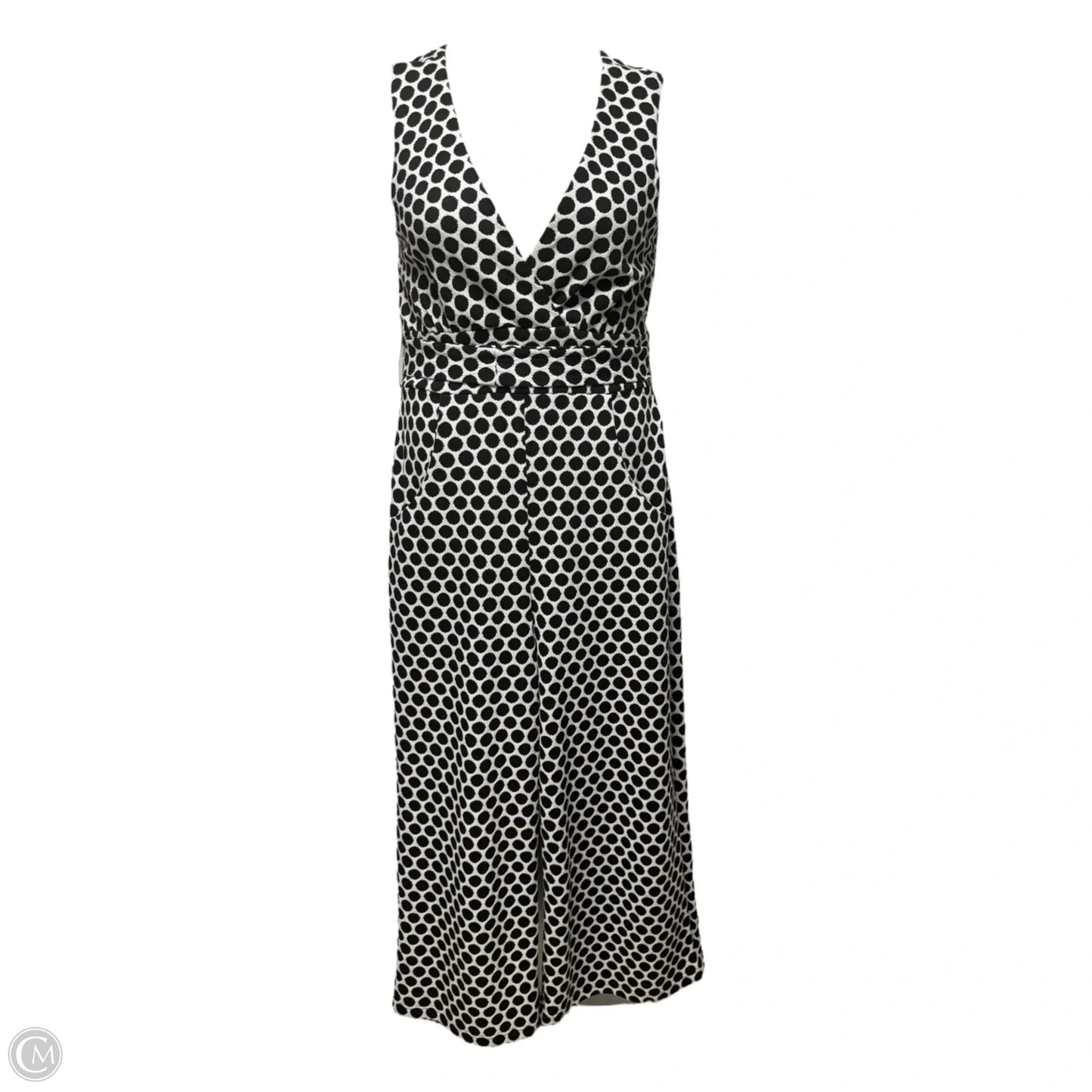 Masha Abstract Knit Jumpsuit By Eva Franco In Polkadot Pattern, Size: M