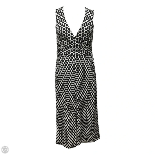 Masha Abstract Knit Jumpsuit By Eva Franco In Polkadot Pattern, Size: M