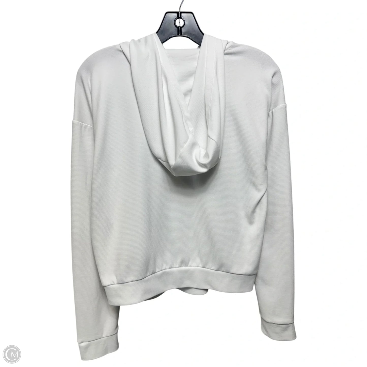 Athletic Sweatshirt Hoodie By The North Face In White, Size: M