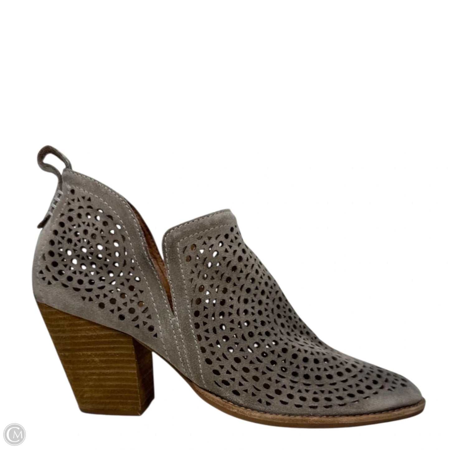 Rosalee Booties By Jeffery Campbell X Anthropologie In Taupe Suede, Size: 11