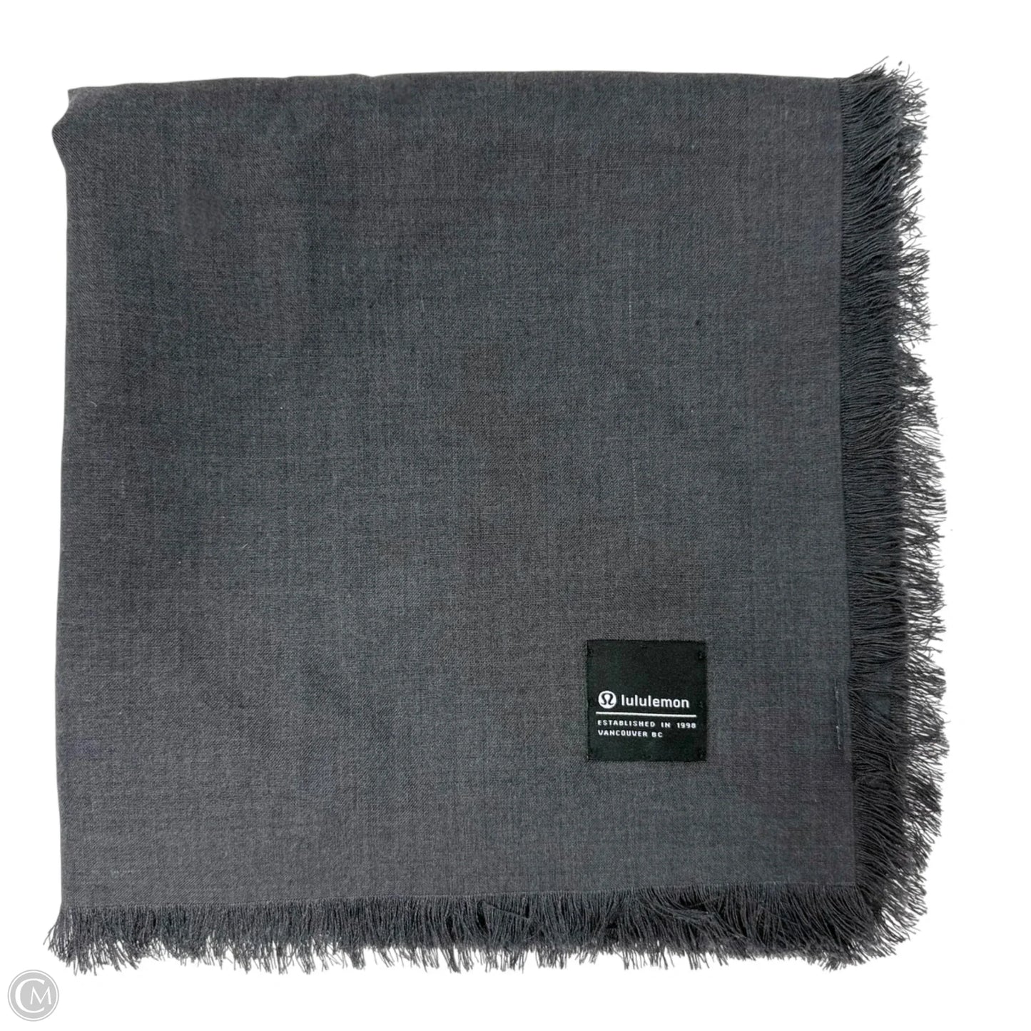 Wool-Blend Square Scarf In
Graphite Grey By Lululemon