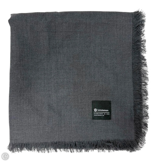 Wool-Blend Square Scarf In
Graphite Grey By Lululemon
