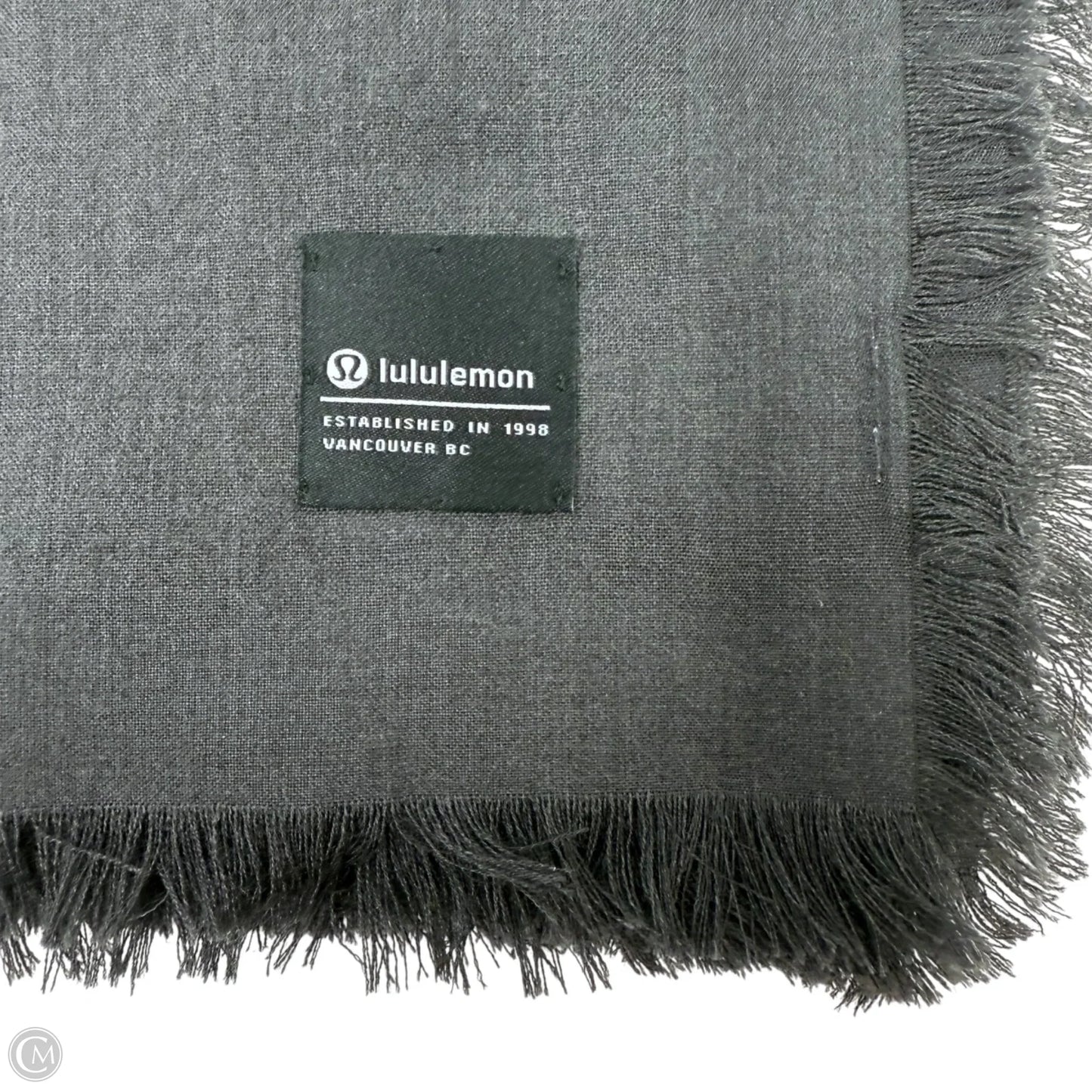 Wool-Blend Square Scarf In
Graphite Grey By Lululemon
