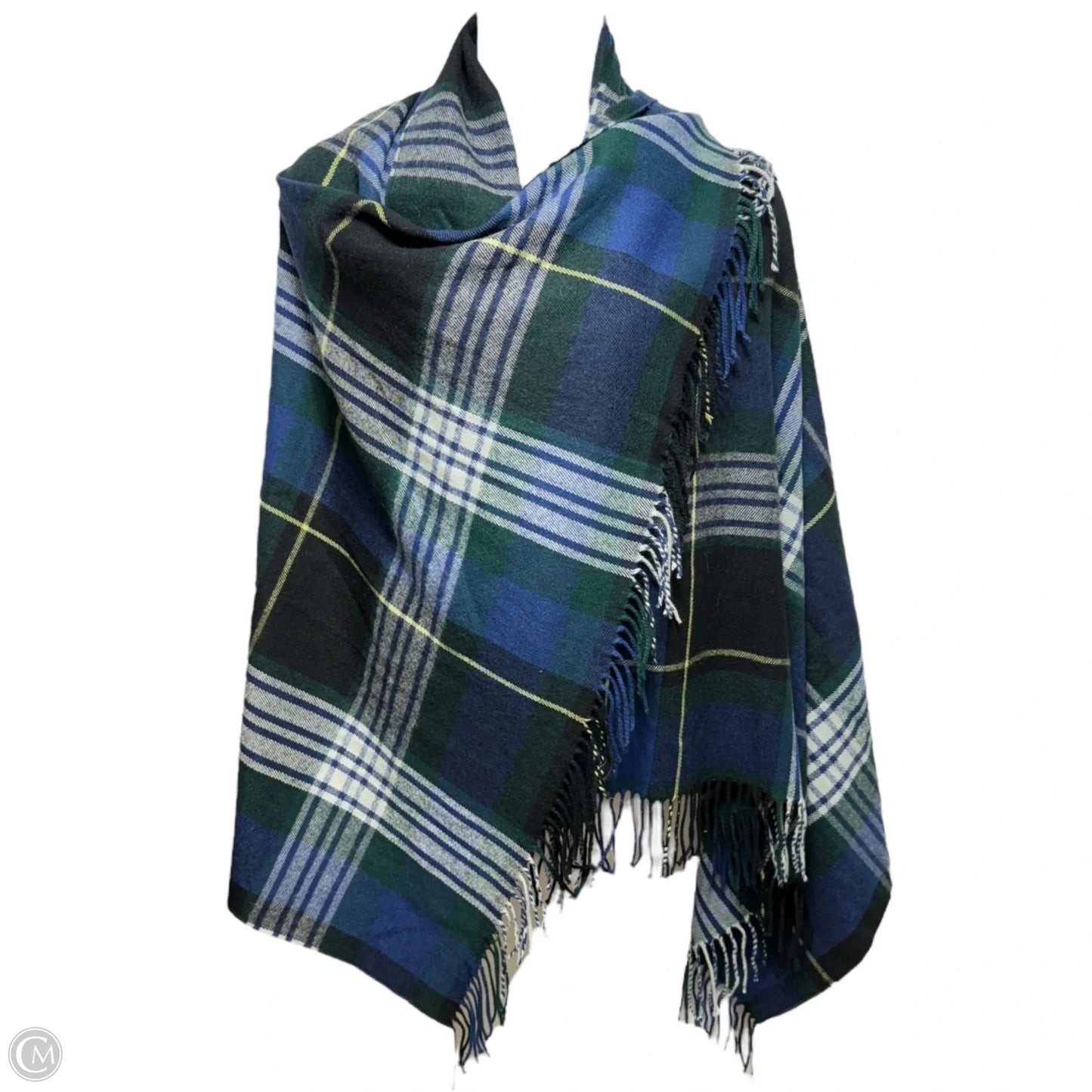 Large Scarf By J. Crew In Plaid Pattern