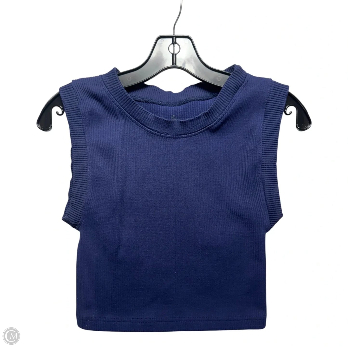 Ribbed Athletic Tank Top By Free People In Blue, Size: M