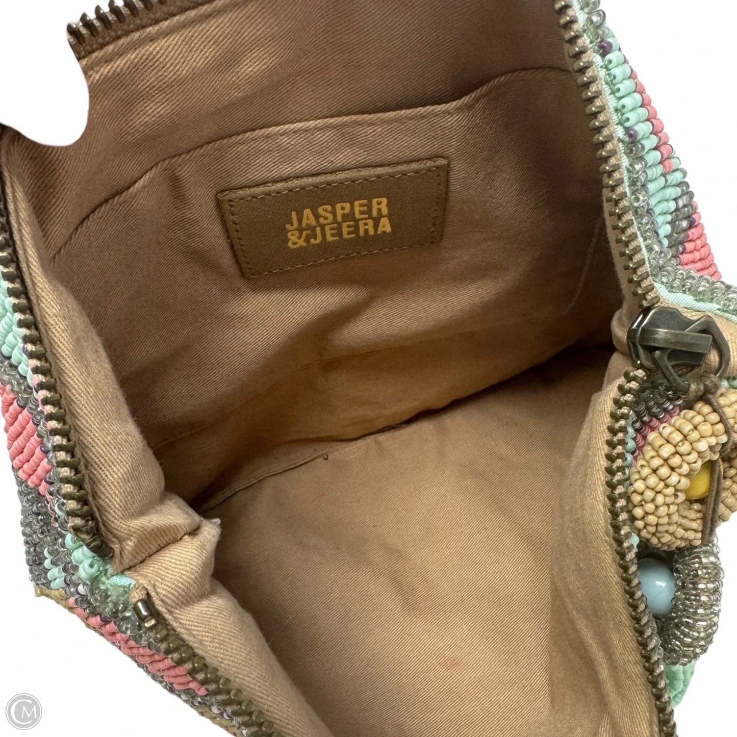 Beaded Clutch By Jasper & Jeera, Size: Medium