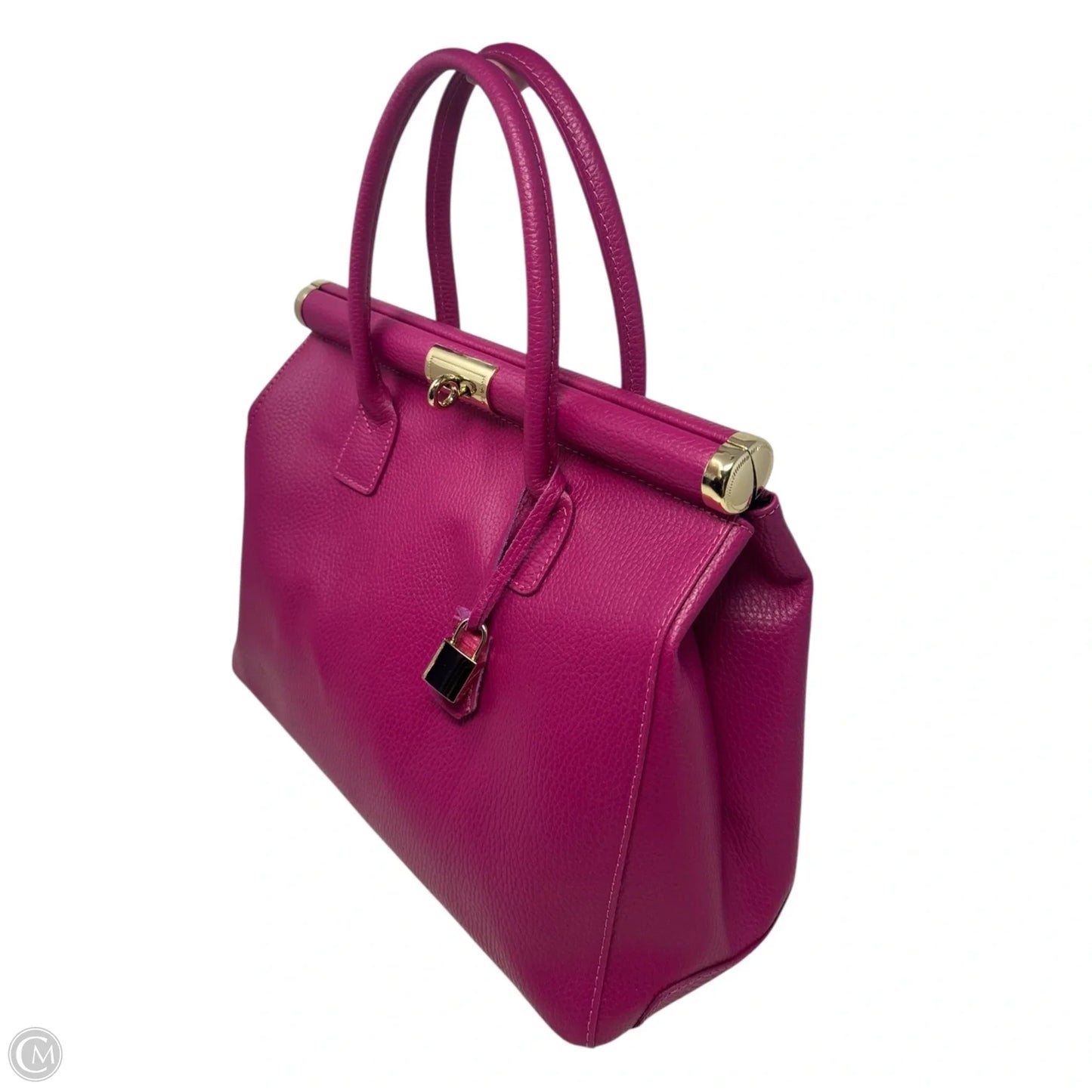 Italian Leather Handbag Unbranded, Size: Medium