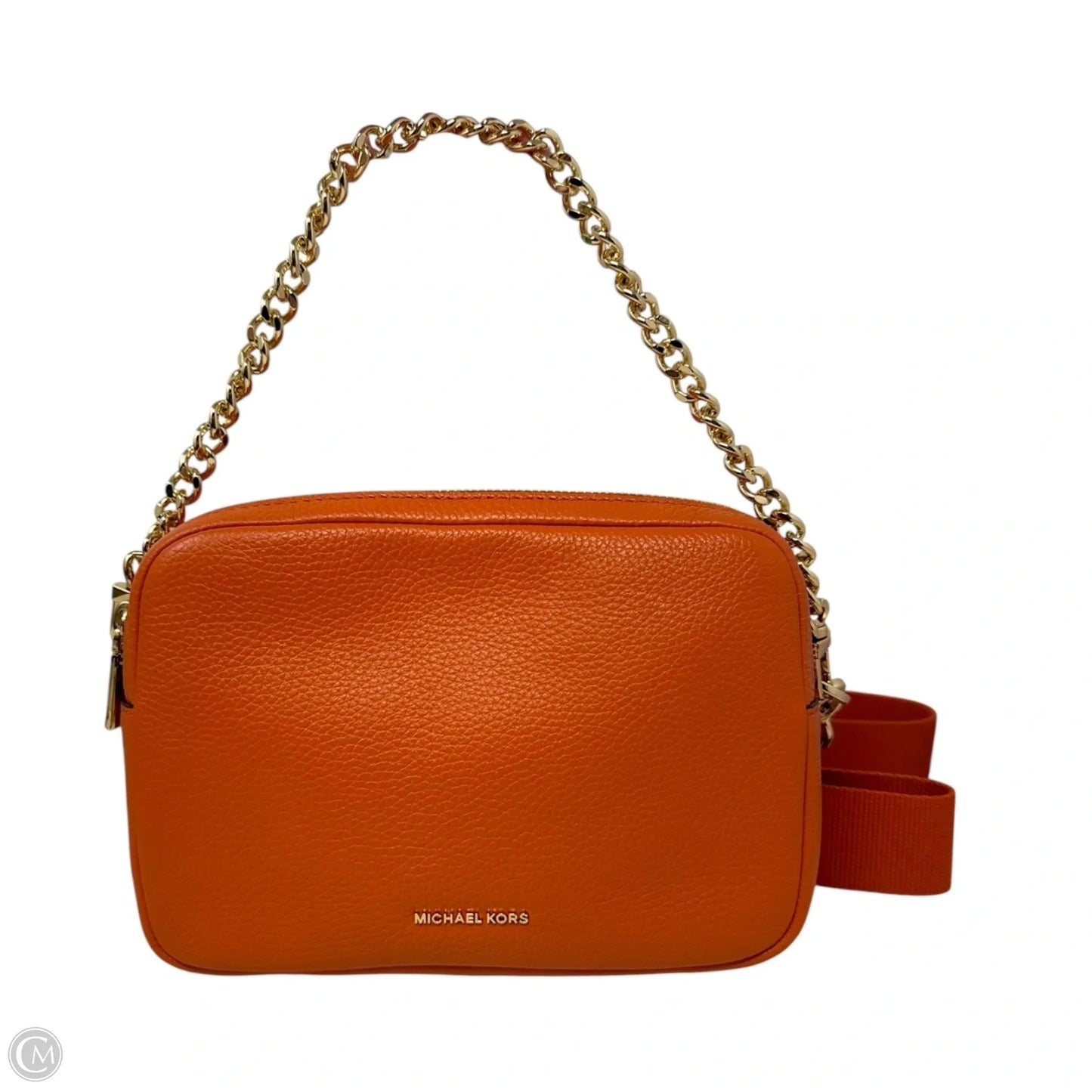 Bryant Medium Double Zip Chain Camera Crossbody Bag Designer By Michael Kors, Size: Medium