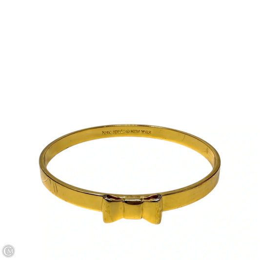 Take A Bow Gold Tone Bow Bangle Bracelet Designer By Kate Spade