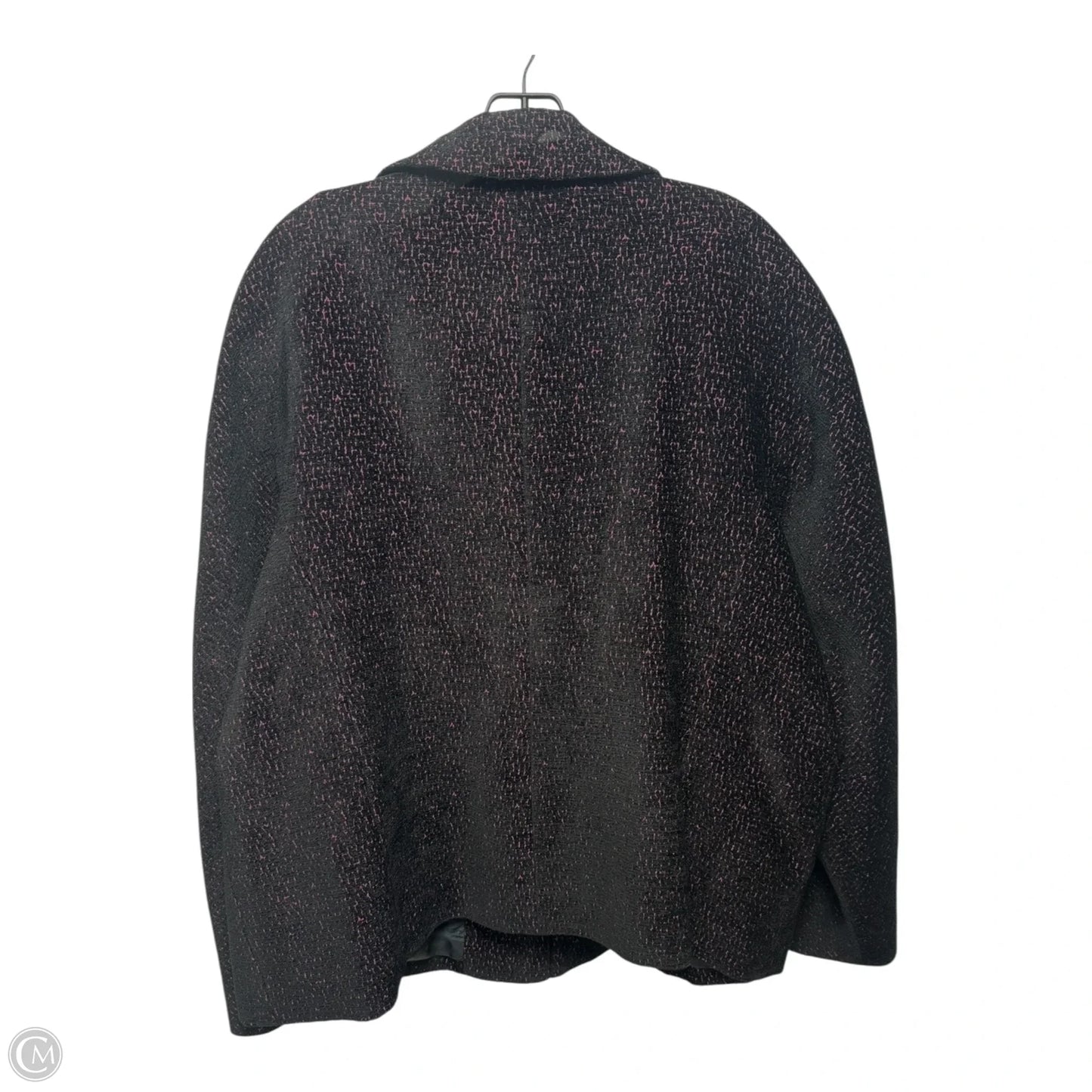 Jacket By Doncaster In Black & Pink, Size: 20