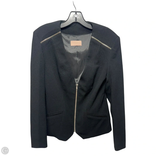 Zip Blazer By Curete In Black, Size: 0